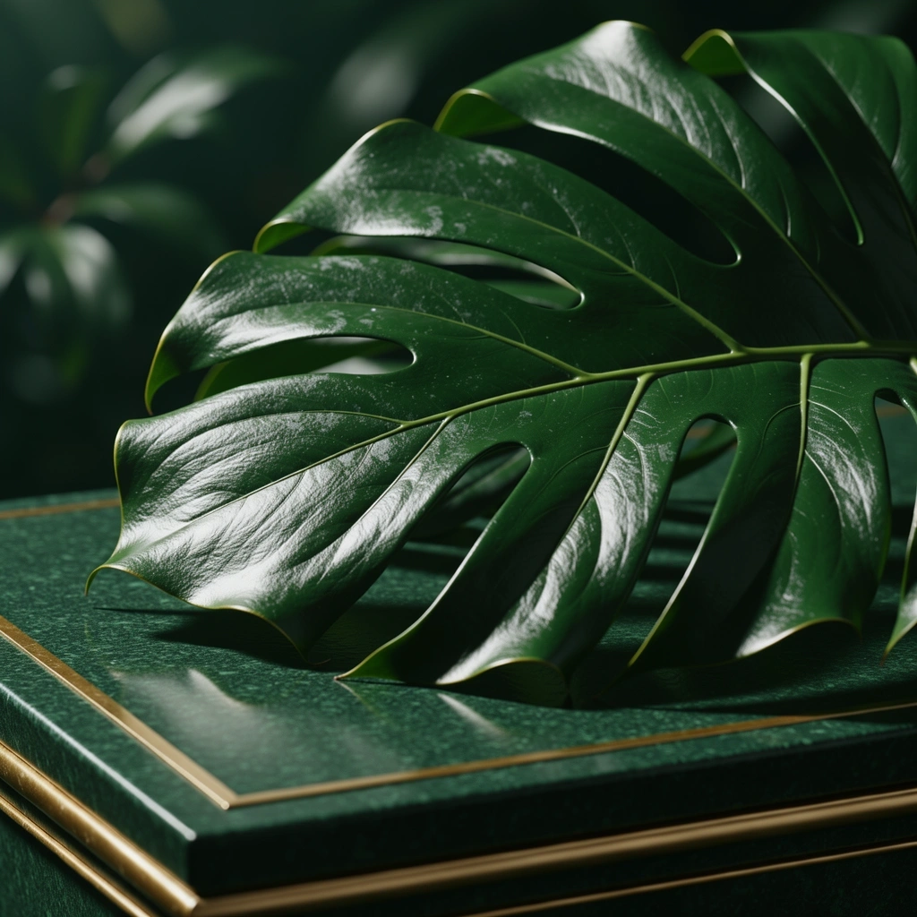 Decorative leaf element